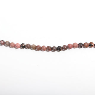 Rhodochrosite Bead Strand — BE6SDC38638, new photo on a clean white background. Stonebridge Imports.