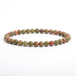 Unakite Bead Strand from The Rock Space