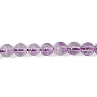 Amethyst Light Purple Round Strand 15" - 6mm from The Rock Space