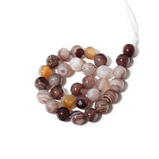 Botswana Agate Bead Strand from Stonebridge Imports