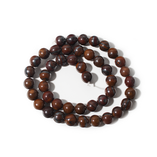 Tiger Iron - Round Strand 15" - 8mm from Stonebridge Imports