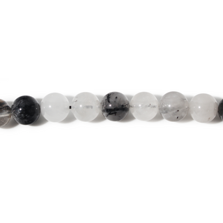 Tourmalinated Quartz Bead Strand from Stonebridge Imports