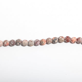Red Leopardskin Jasper Bead Strand from The Rock Space
