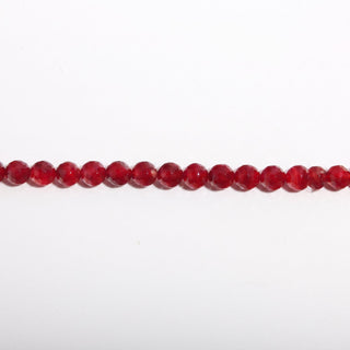 Fuschia Agate Faceted - Round Strand 15" - 8mm from The Rock Space