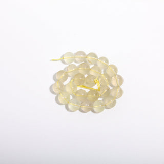 Lemon Quartz - Round Strand 7" - 8mm from The Rock Space