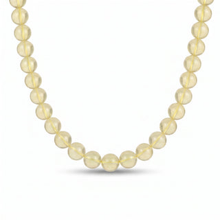 Lemon Quartz - Round Strand 7" - 8mm from The Rock Space