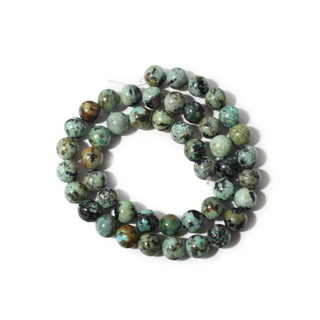 African Turquoise Bead Strand 15" - 8mm from Stonebridge Imports