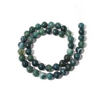 Moss Agate Bead Strand from Stonebridge Imports