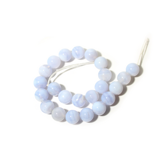 Blue Lace Agate Bead Strand from Stonebridge Imports