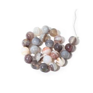 Botswana Agate Bead Strand from Stonebridge Imports