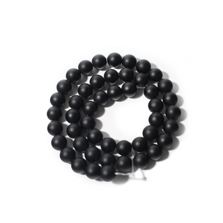 Black Onyx Bead Strand