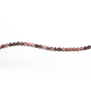 Rhodochrosite Bead Strand — BE8SDC38638, new photo on a clean white background. Stonebridge Imports.