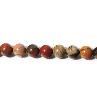 Picasso Jasper Bead Strand
