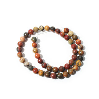 Picasso Jasper Bead Strand