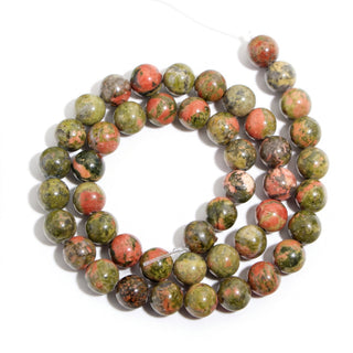 Unakite Bead Strand from The Rock Space