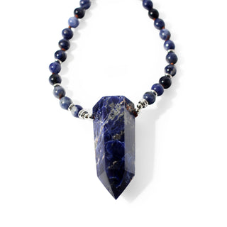 Sodalite Mala w/ Point - 8mm - 80 Beads from The Rock Space