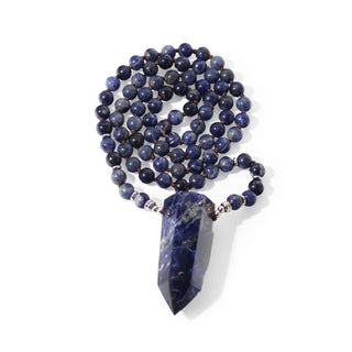 Sodalite Mala w/ Point - 8mm - 80 Beads from The Rock Space