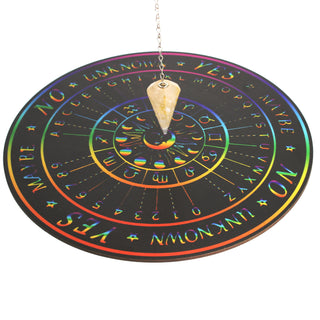 Rainbow Pendulum Divination Board    from The Rock Space