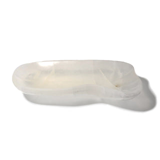 Selenite Bowl White - Freeform 8" from The Rock Space