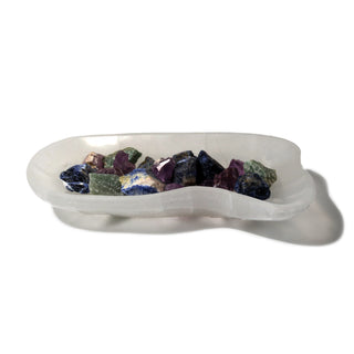 Selenite Bowl White - Freeform 8"    from Stonebridge Imports