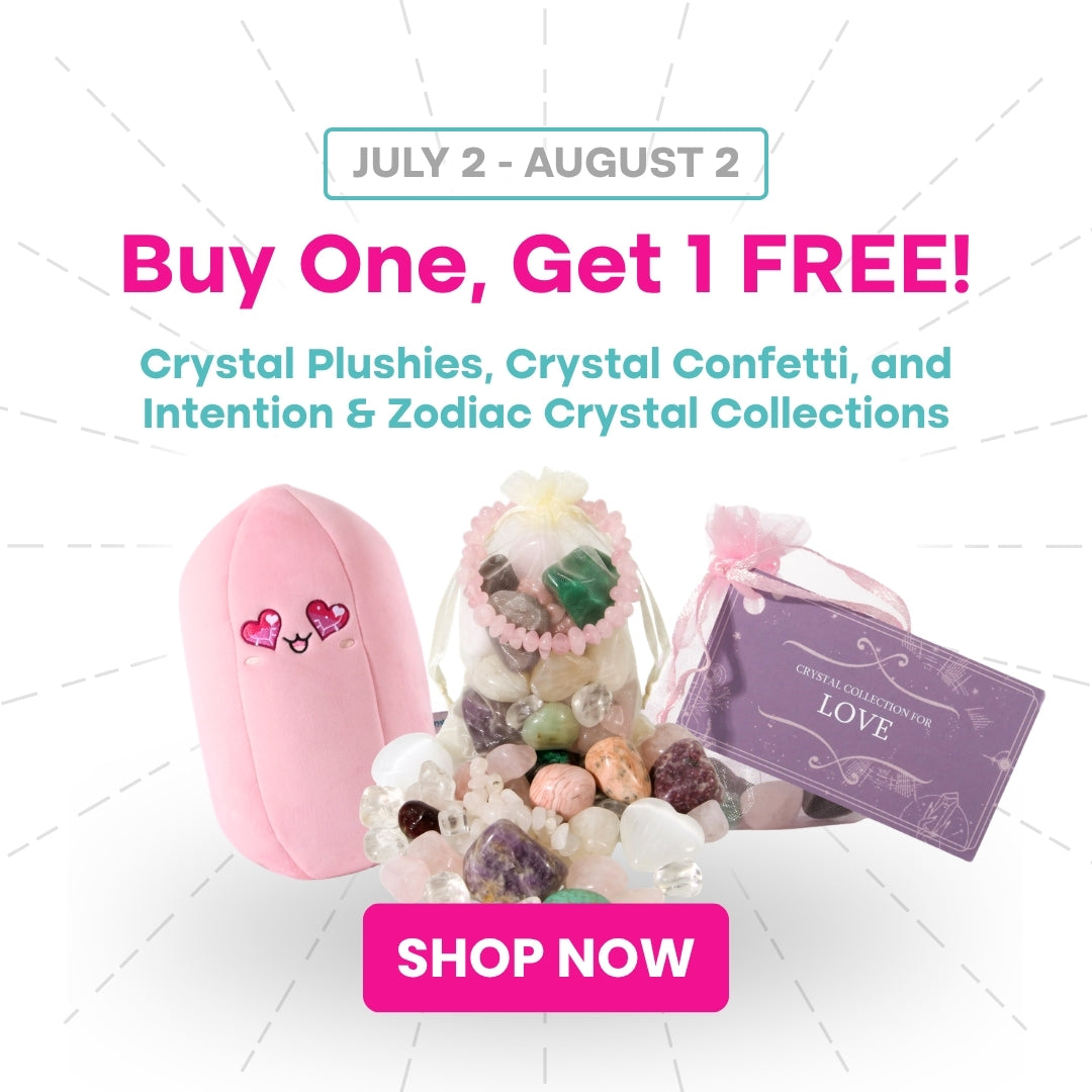 BOGO on Plushies, Confetti & Intention Kits