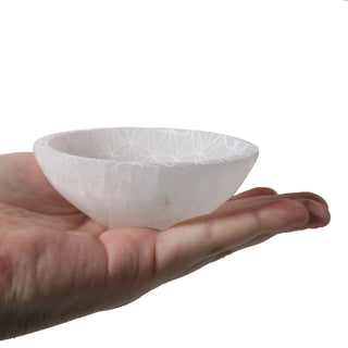 Selenite Bowl - Flower of Life - Round 4" from The Rock Space