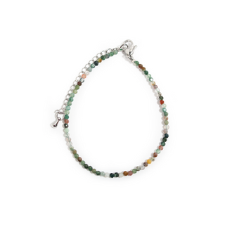 Indian Agate Bracelet - 2-3mm from The Rock Space