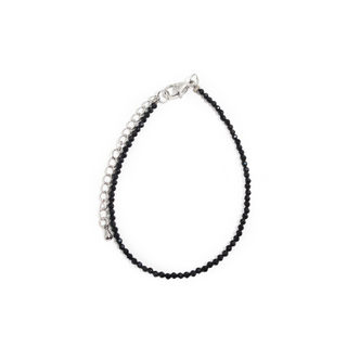 Black Tourmaline Bracelet - 2-3mm from Stonebridge Imports
