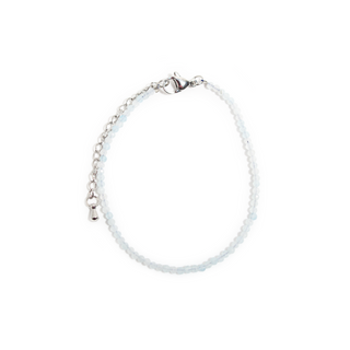 Aquamarine Bracelet - 2-3mm from Stonebridge Imports
