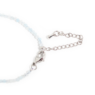 Aquamarine Bracelet - 2-3mm from Stonebridge Imports