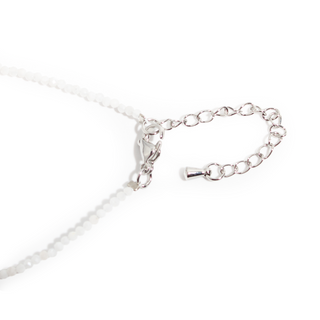 White Moonstone Bracelet - 2-3mm from Stonebridge Imports