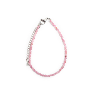 Pink Tourmaline Bracelet - 2-3mm from Stonebridge Imports