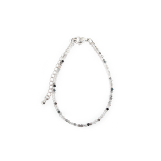 Tourmalinated Quartz Bracelet - 2-3mm from Stonebridge Imports