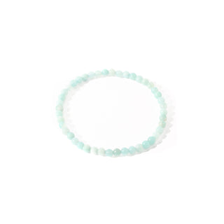 Amazonite Round Bracelet - 8mm 4mm   from The Rock Space