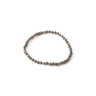 Pyrite Round Bracelet 4mm   from The Rock Space