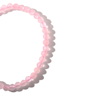 Rose Quartz Bead Bracelet