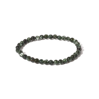 Seraphinite Round Bead Bracelet - 6mm    from The Rock Space