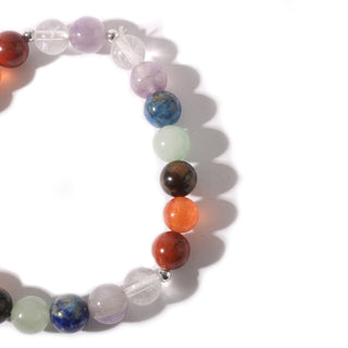 Chakra Stones Round Bracelet - 8mm    from Stonebridge Imports