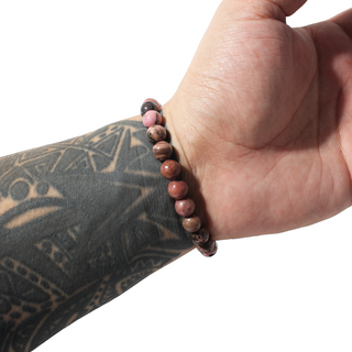 Rhodonite Bead Bracelet from The Rock Space