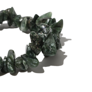 Seraphinite Chip Bead Bracelet from The Rock Space