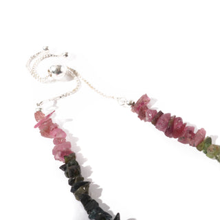 Mixed Tourmaline Chip Bead Bracelet - Sterling Silver    from The Rock Space