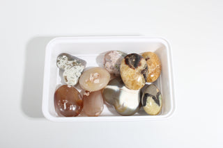 Agate, Septarian Heart/Palm Stone OTT Bundle from Stonebridge Imports