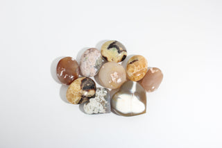 Agate, Septarian Heart/Palm Stone OTT Bundle from Stonebridge Imports