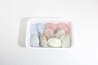 Calcite, Quartz, Agate Palm Stone OTT Bundle from Stonebridge Imports