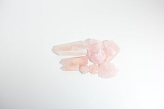 Rose Quartz Rough/Carving OTT Bundle #2 from Stonebridge Imports