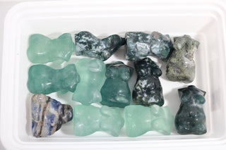 Agate, Fluorite and Sodalite Carving OTT Bundle from Stonebridge Imports