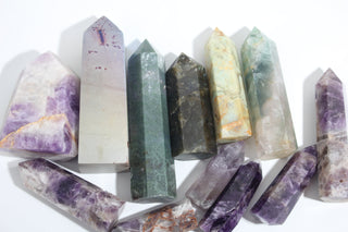 Amethyst, Fluorite, Green Moss Agate Tower OTT Bundle from The Rock Space