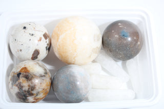 Mixed Stone Sphere and Wand OTT Bundle from Stonebridge Imports