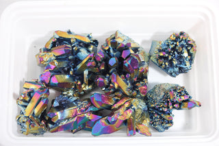 Titanium-Aura Quartz Cluster OTT Bundle (Enhanced) from The Rock Space