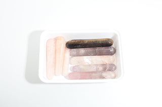 Tiger Eye, Quartz, Amethyst Round Wand OTT Bundle